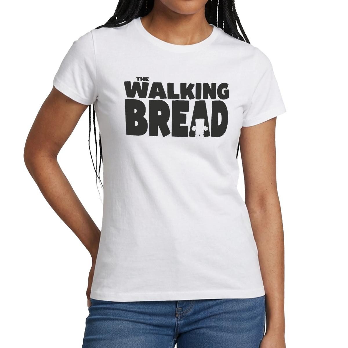 T-Shirt Bernd Das Brot The Walking Bread In Schwarz Frauen T-Shirt