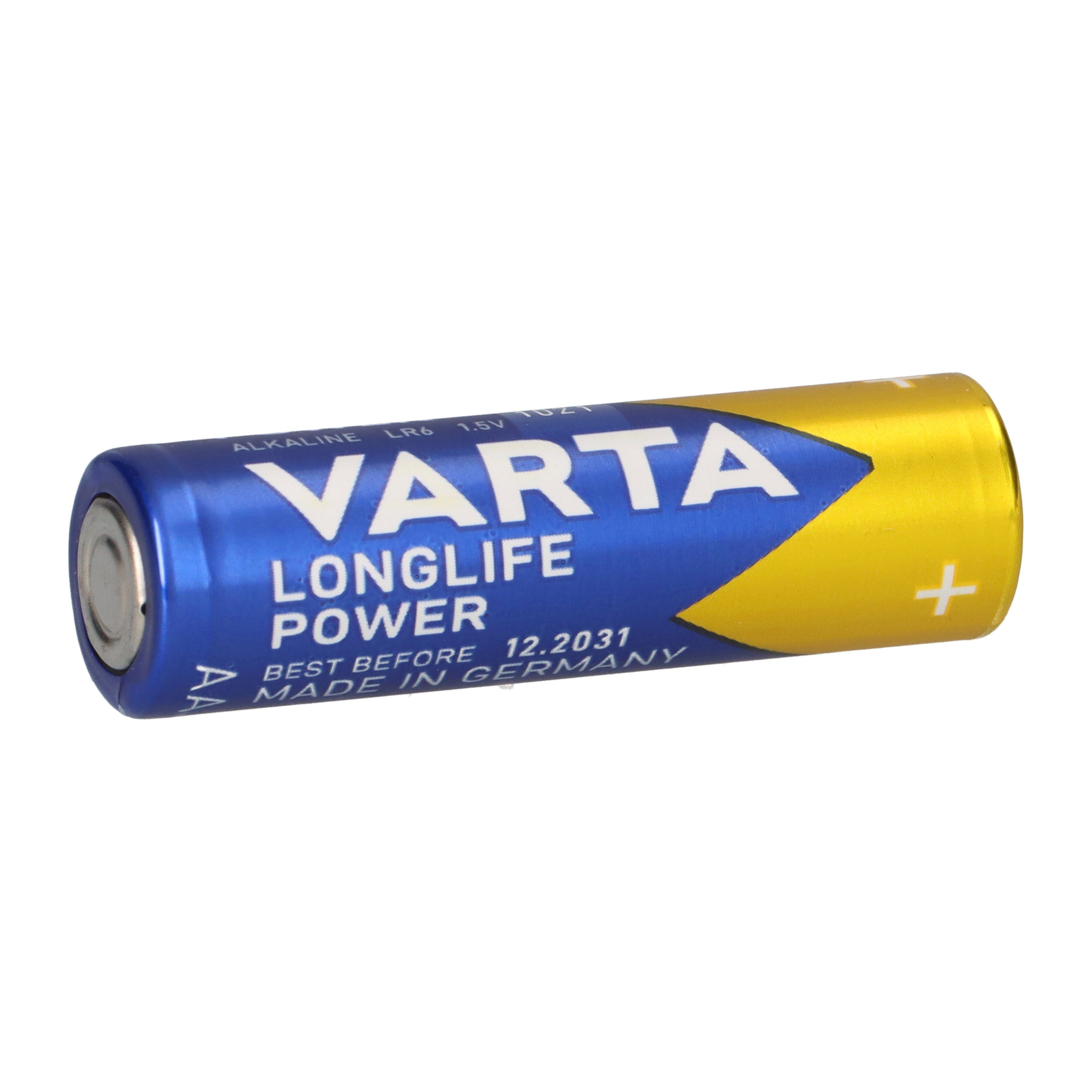 VARTA 20x Varta 4906 Longlife Power 4er AA im Blister Mignon Batterie