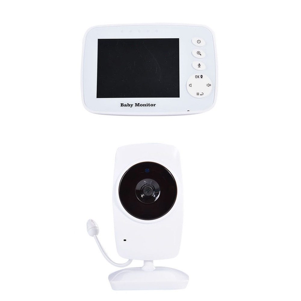Babyphone Baby Monitor mit Kamera Video, 2,4 GHz Gegensprechfunktion, Nachtsicht