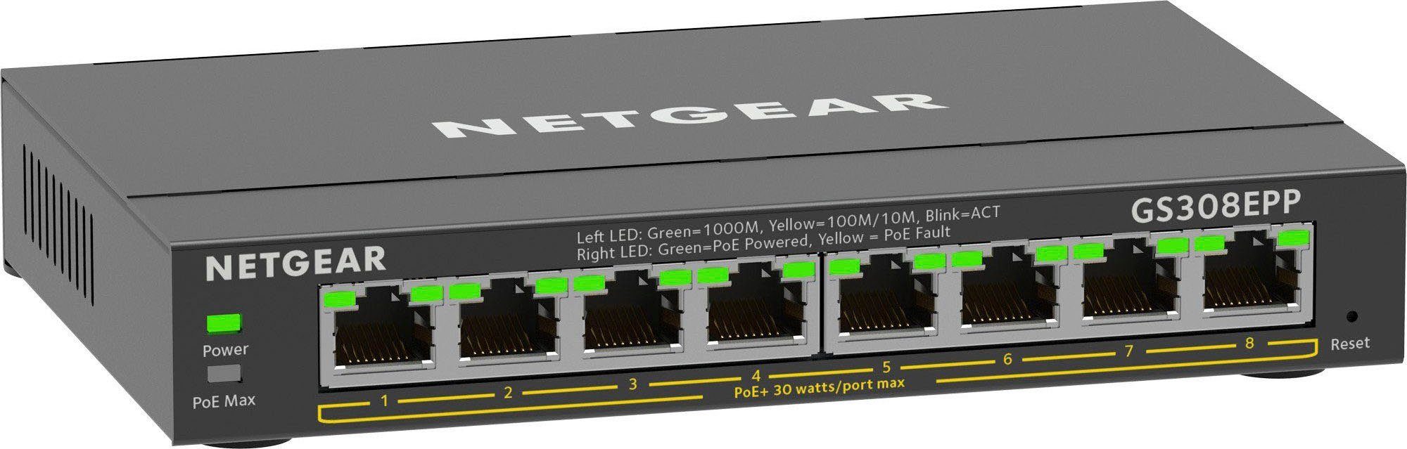 NETGEAR GS308EPP Netzwerk-Switch