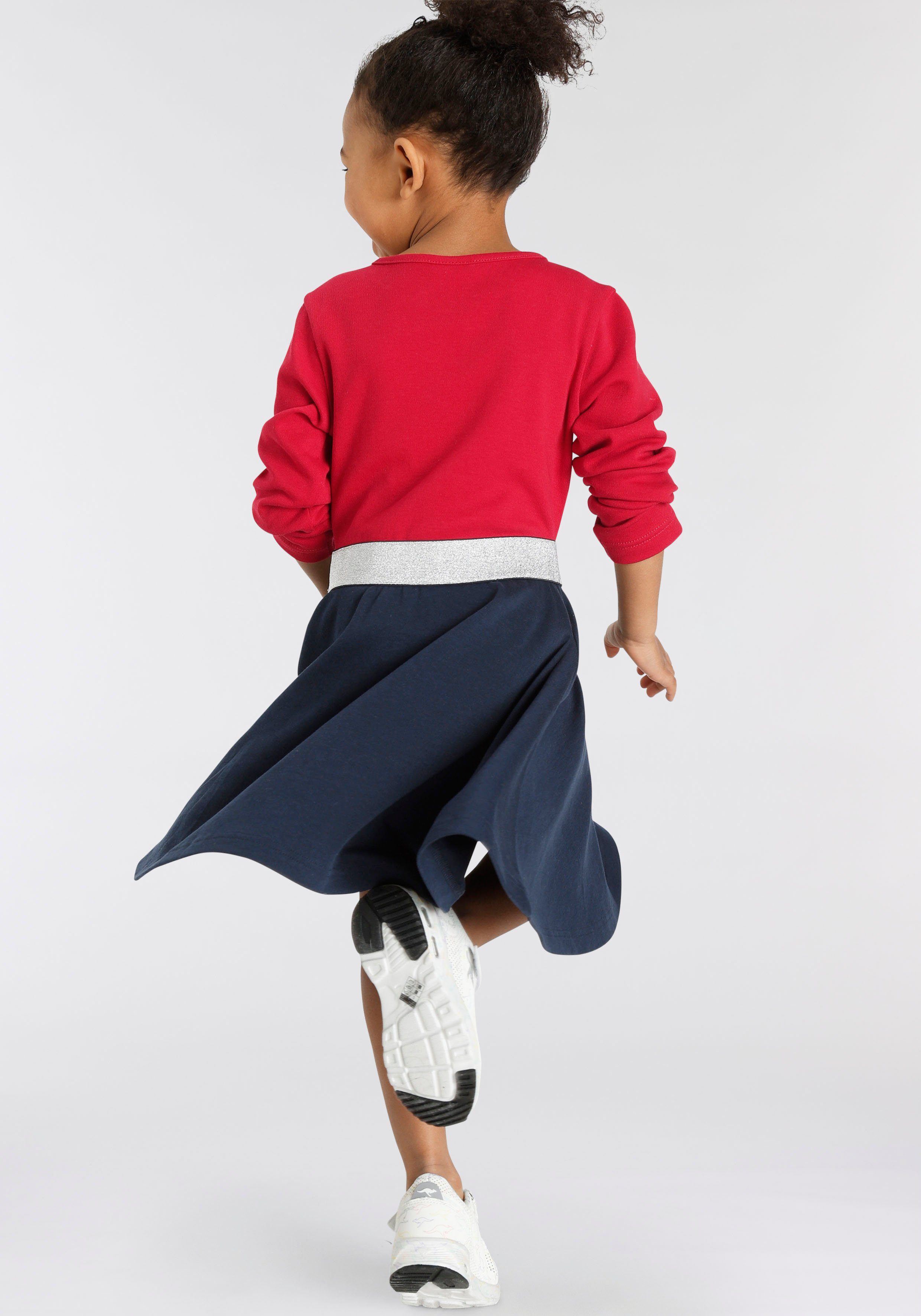 Glitzerband Glitzerband Jerseykleid mit KangaROOS elastischem