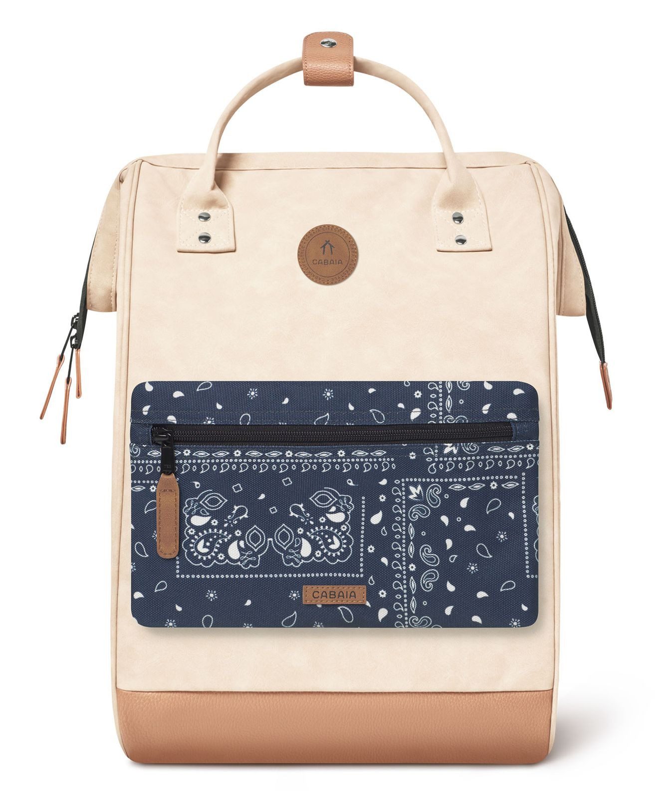 CABAIA Rucksack Vegan Nubuck Backpack (Set, 3-tlg) günstig online kaufen