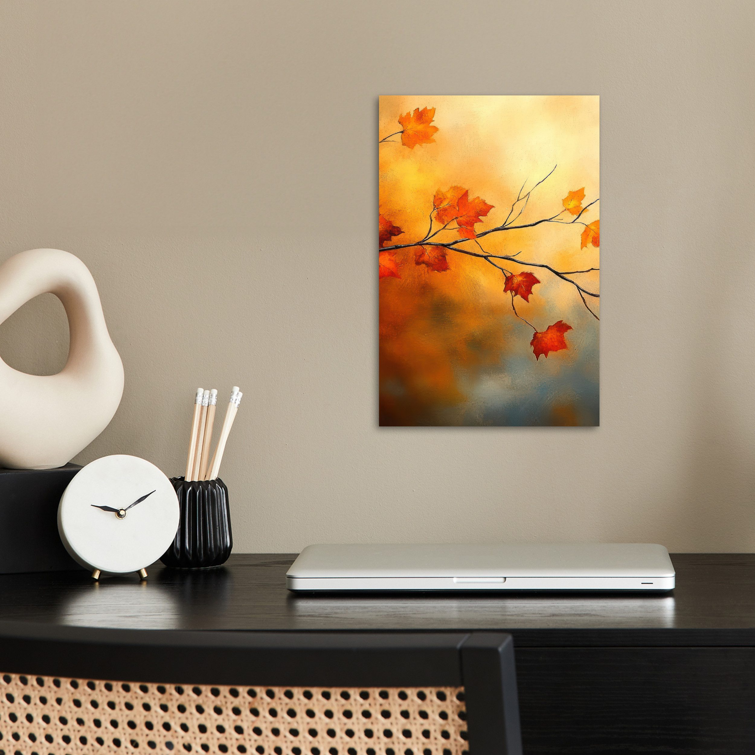 MuchoWow Poster Herbstblätter - Orange - günstig online kaufen