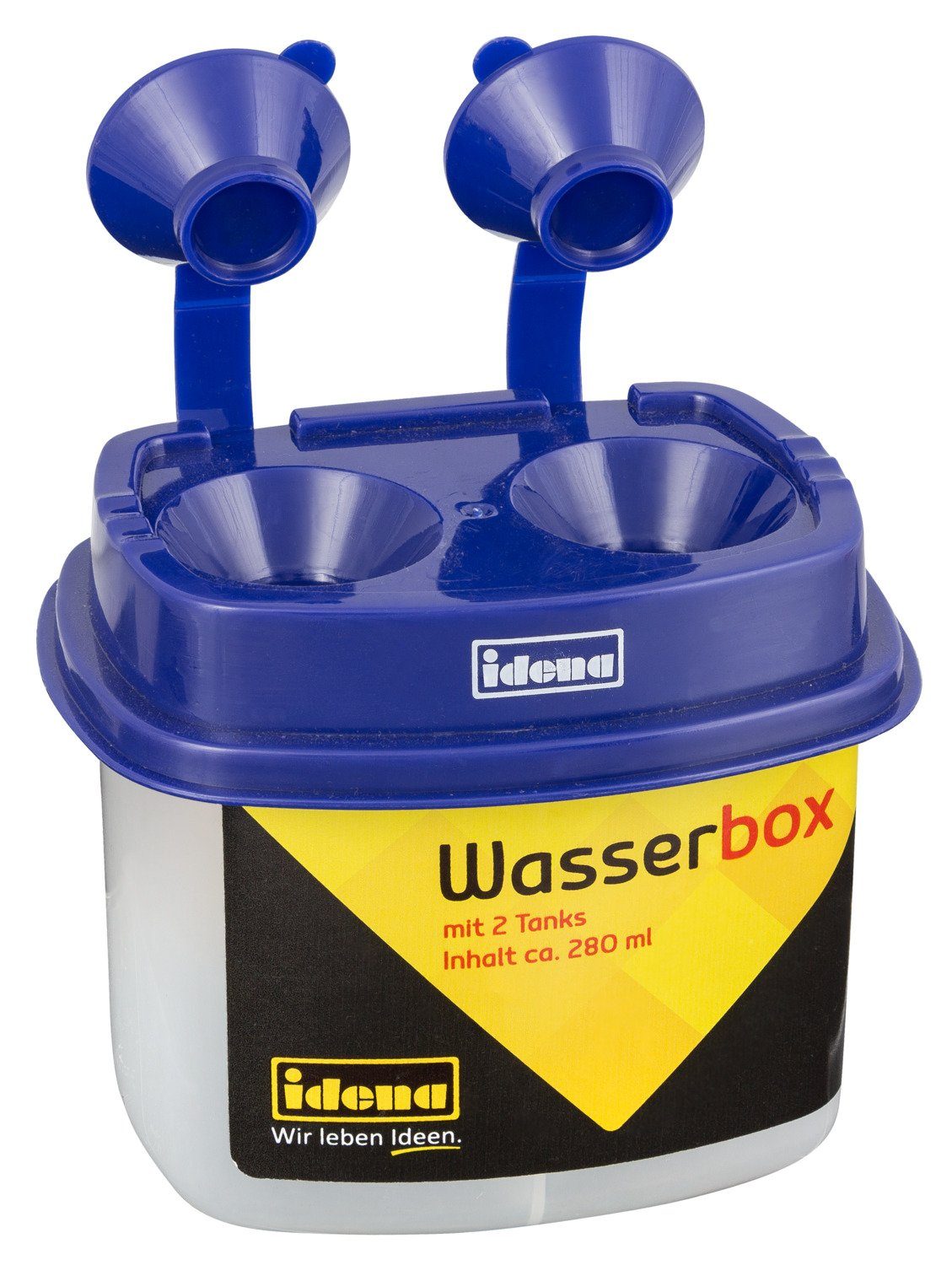 Idena Malbecher Idena 60049 - Wasserbox mit 2 Tanks, Transparent/blau, 1 Stück – Bild 2 von 5