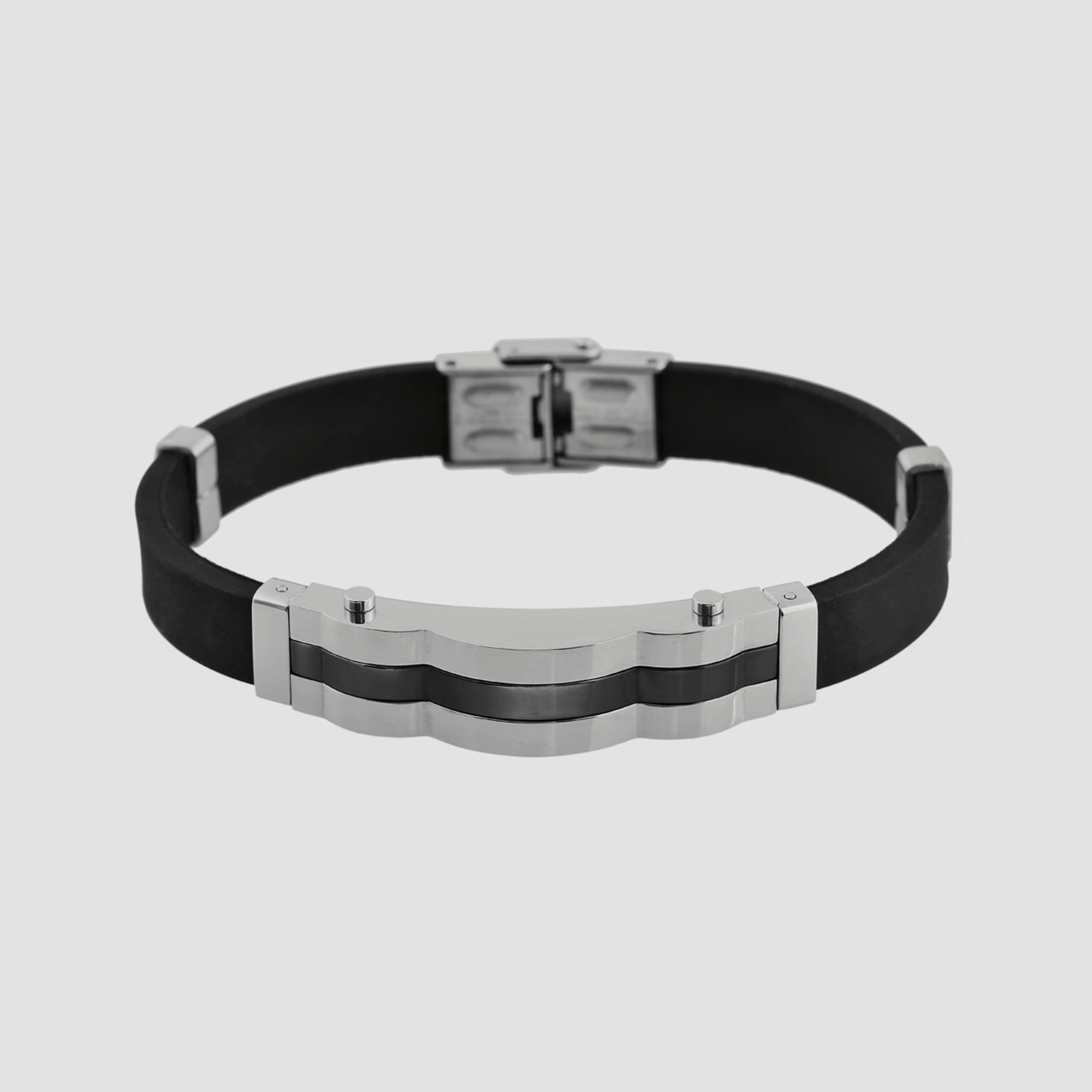 Adelia´s Armband Damen Armband aus Kautschuk 21 cm, Perfekt als Geschenk zum Weihnachten