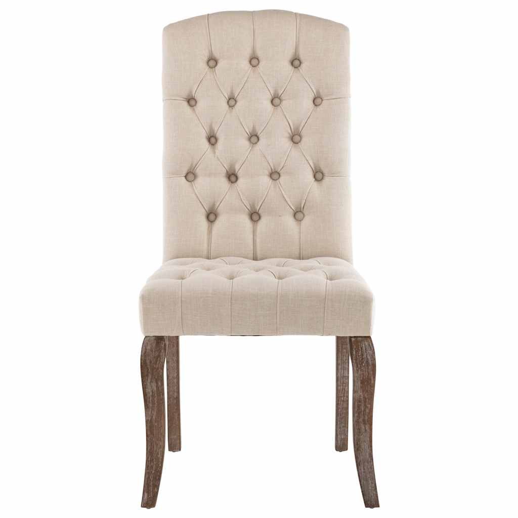 vidaXL Esszimmerstuhl Esszimmerstühle 2 Stk. Beige günstig online kaufen