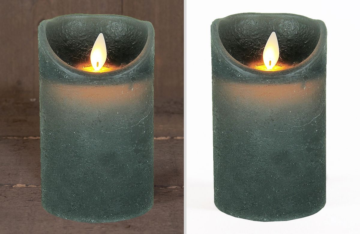 Coen Bakker Deco BV LED-Kerze LED Echtwachskerze Kerze 10 / 12,5 / 15 cm Ti günstig online kaufen