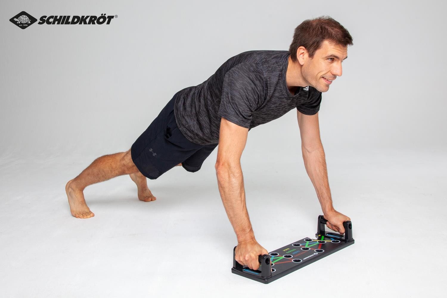 Schildkröt Liegestützgriffe Push-Up Multitrainer, Ups
