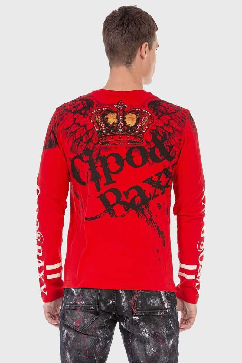 Cipo & Baxx T-Shirt "Sweatshirts" mit coolem Print günstig online kaufen