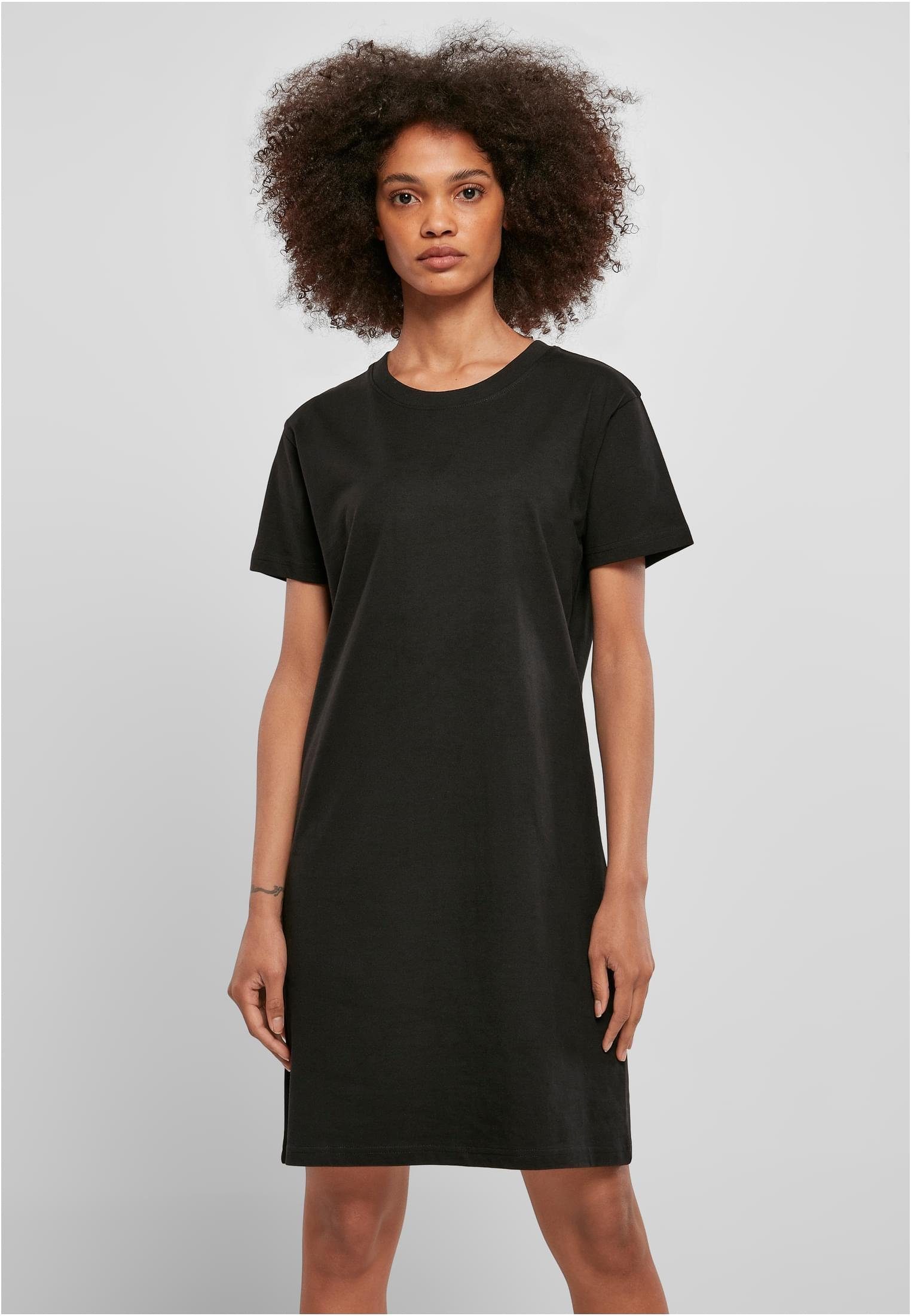 URBAN CLASSICS Jerseykleid Damen Ladies Recycled Cotton Boxy Tee Dress (1-tlg) black