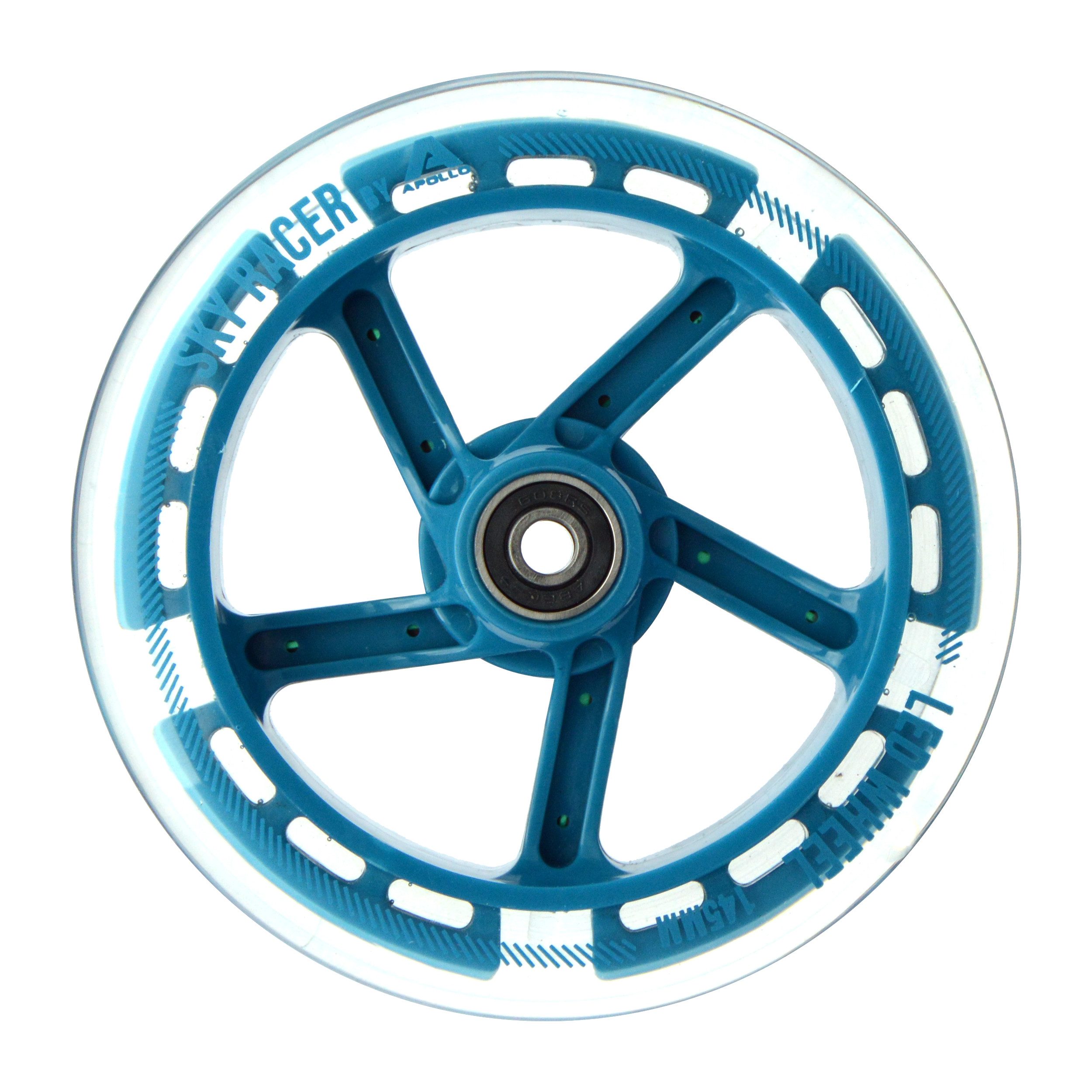 Thumbnail - Apollo Cityroller Ersatzräderset Pro Wheels für City Scooter 145 mm - Wheel Set, LED Wheels