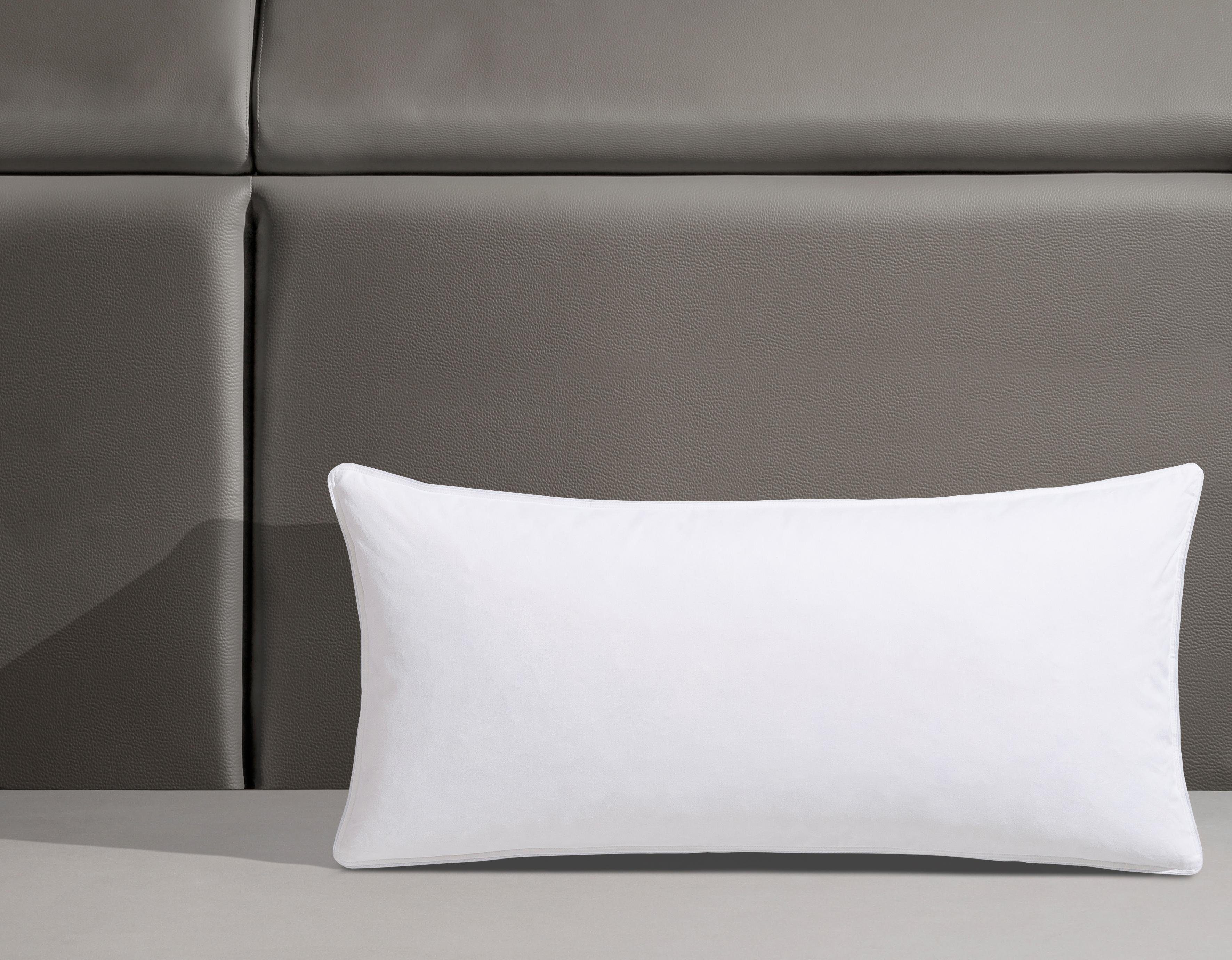 Balette Federkopfkissen Lilly, natürlicher Schlafkomfort, Made in Germany, Füllung: 85% Federn, 15% Daunen, Seitenschläfer, Rückenschläfer, Kopfkissen 40x80 cm, – Bild 3 von 5