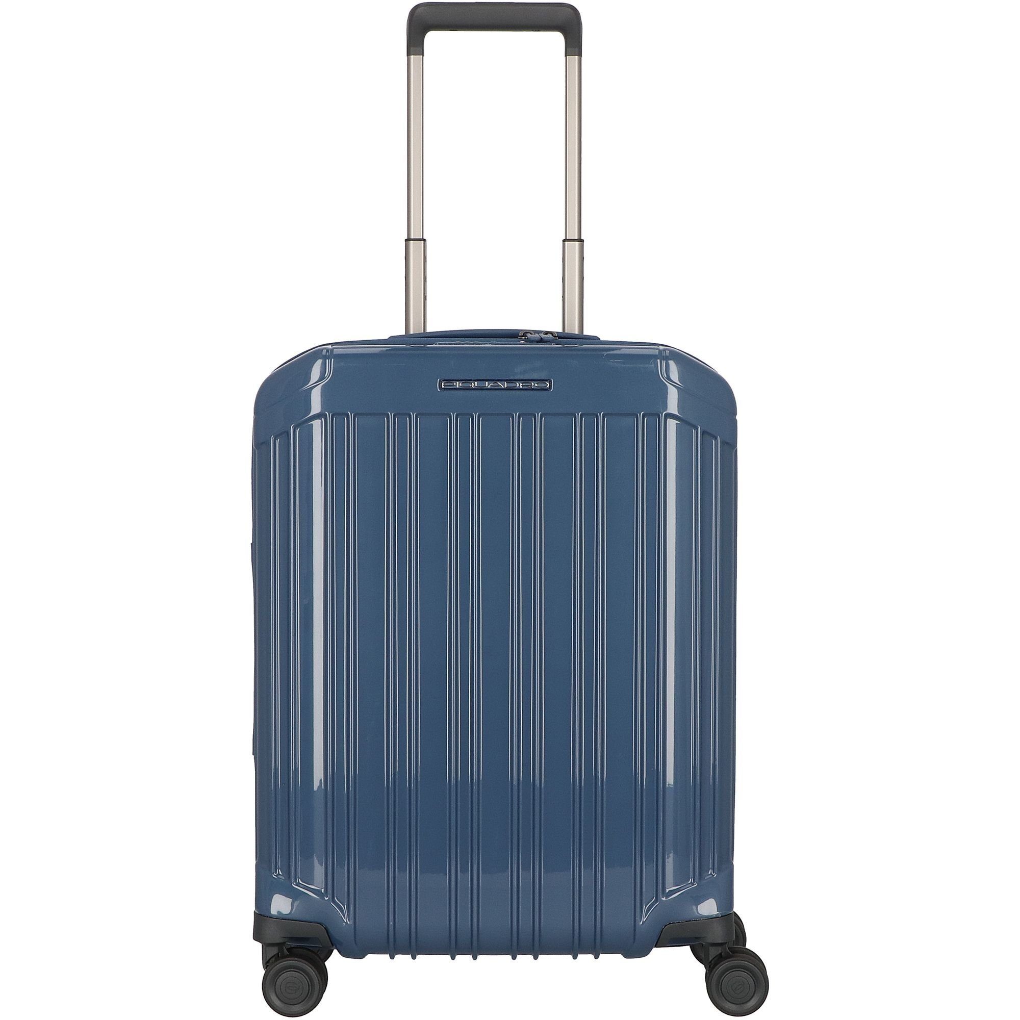 Rollen, blue Piquadro Handgepäck-Trolley PQ-Light, Polycarbonat 4