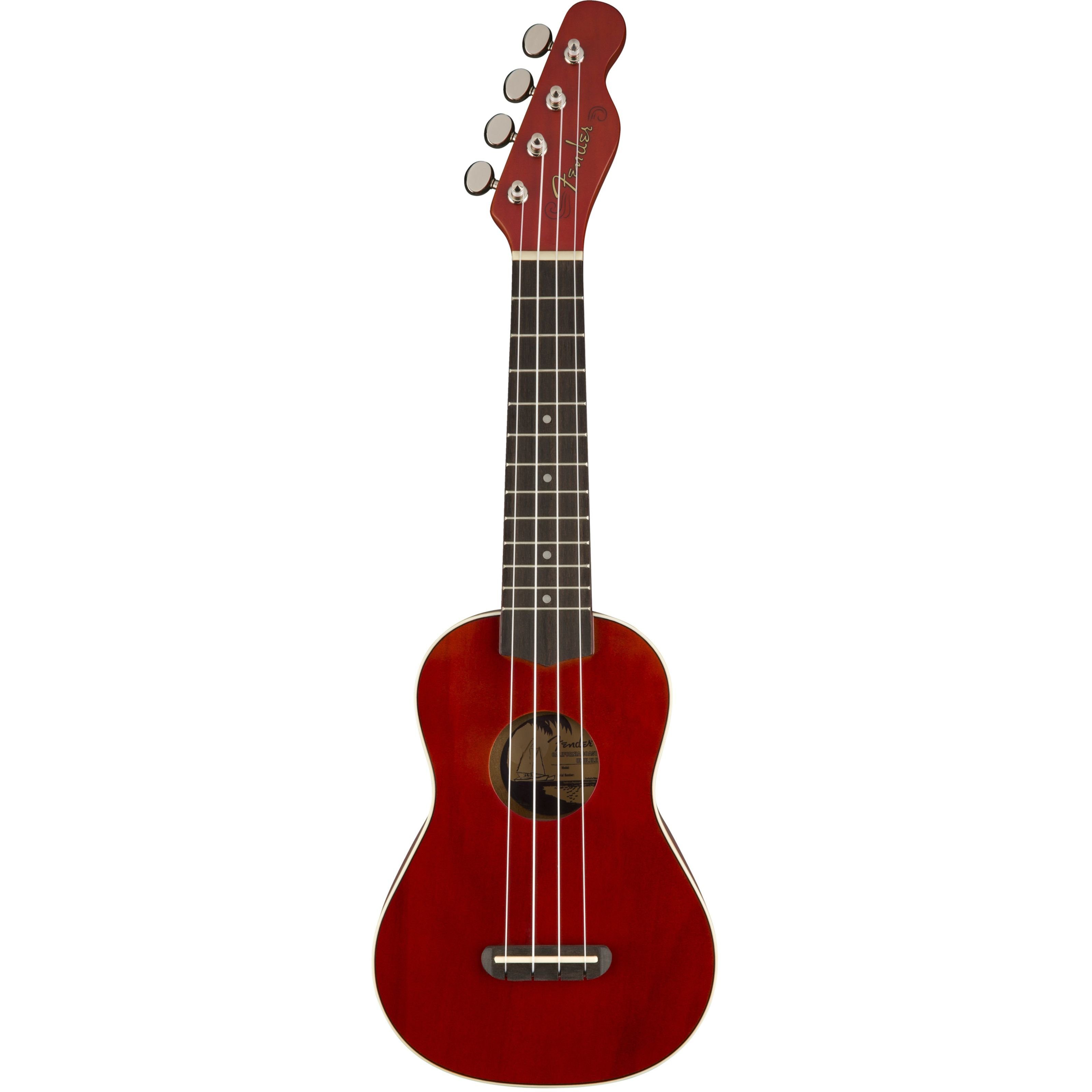 Fender Ukulele, Venice Soprano Ukulele Cherry