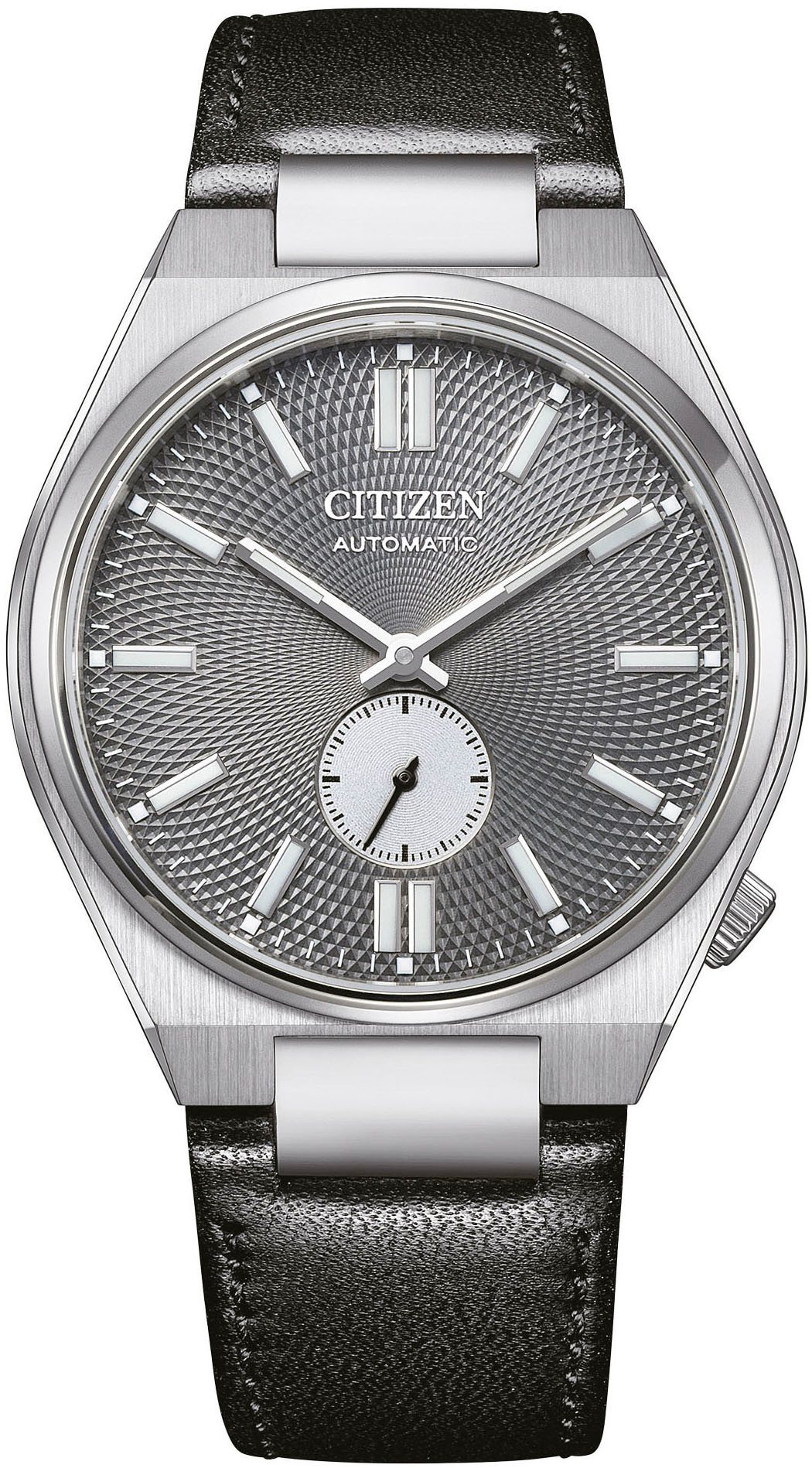Citizen Automatikuhr Tsuyosa NK5010-01H, Armbanduhr, Mechanische Uhr, Herrenuhr, Damenuhr, Lederarmband