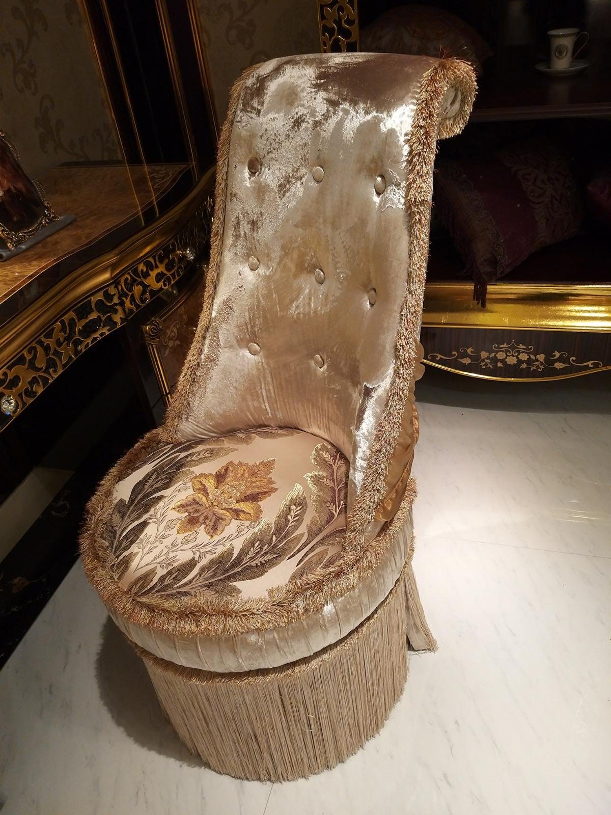 Sessel Sessel, Holz JVmoebel Designer Thron Esszimmer Antik Set Stil Stuhl