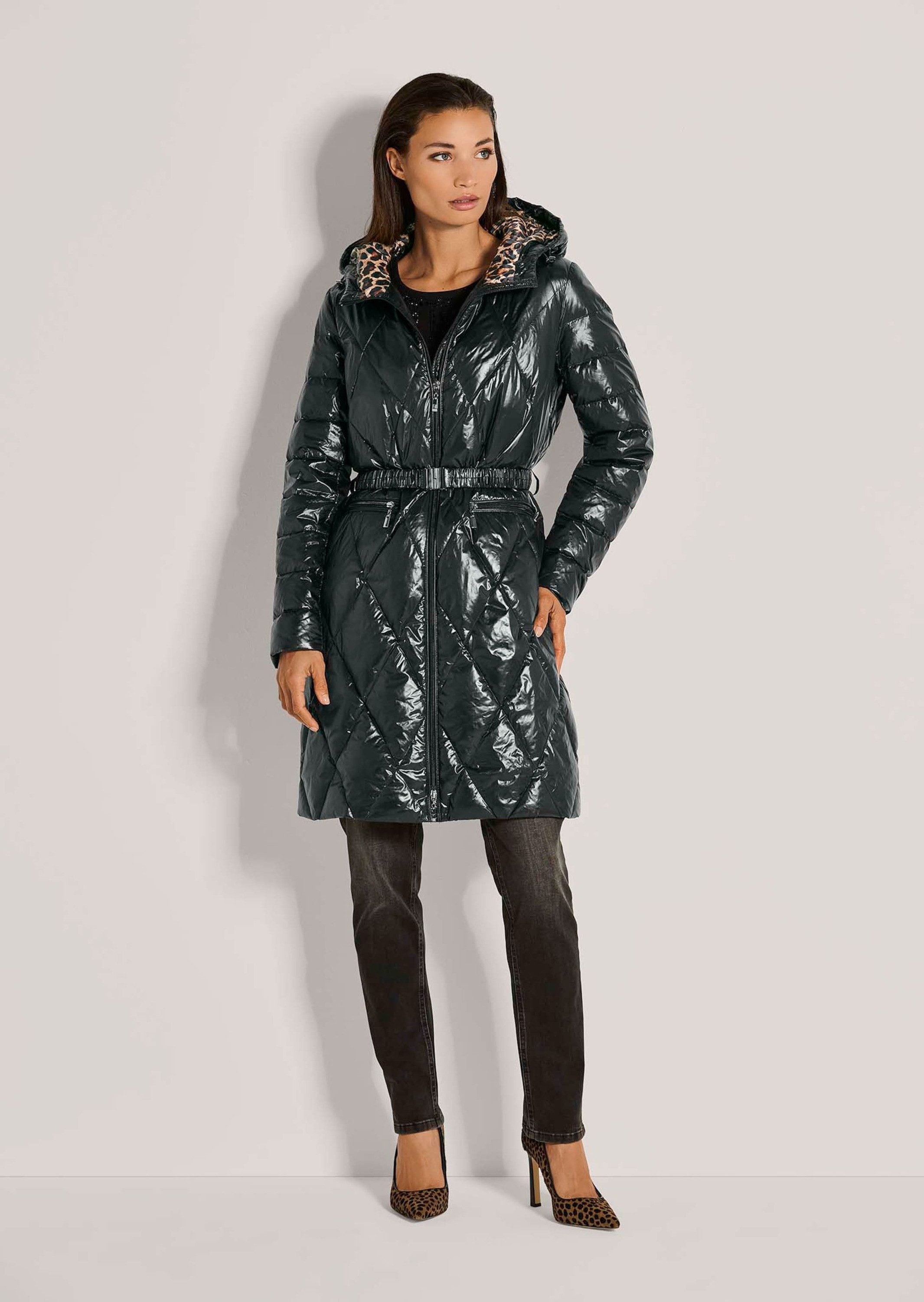 MADELEINE Steppjacke Elegante Winterjacke mit Rauten-Stepp günstig online kaufen