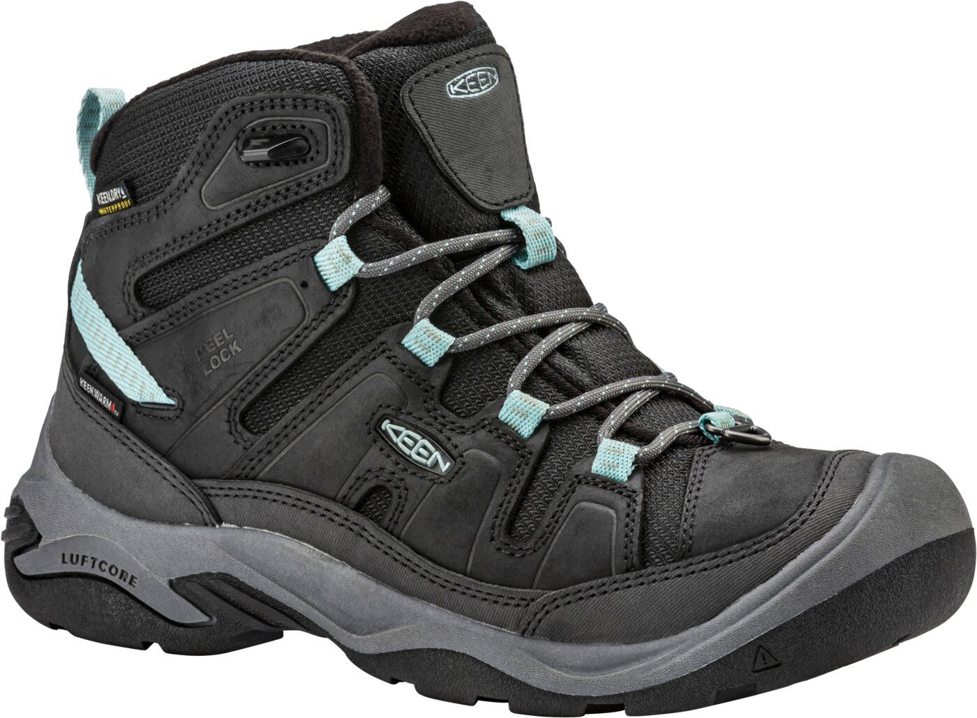 Keen CIRCADIA MID POLAR W-BLACK/CLO BLACK/CLOUD BLUE Wanderschuh