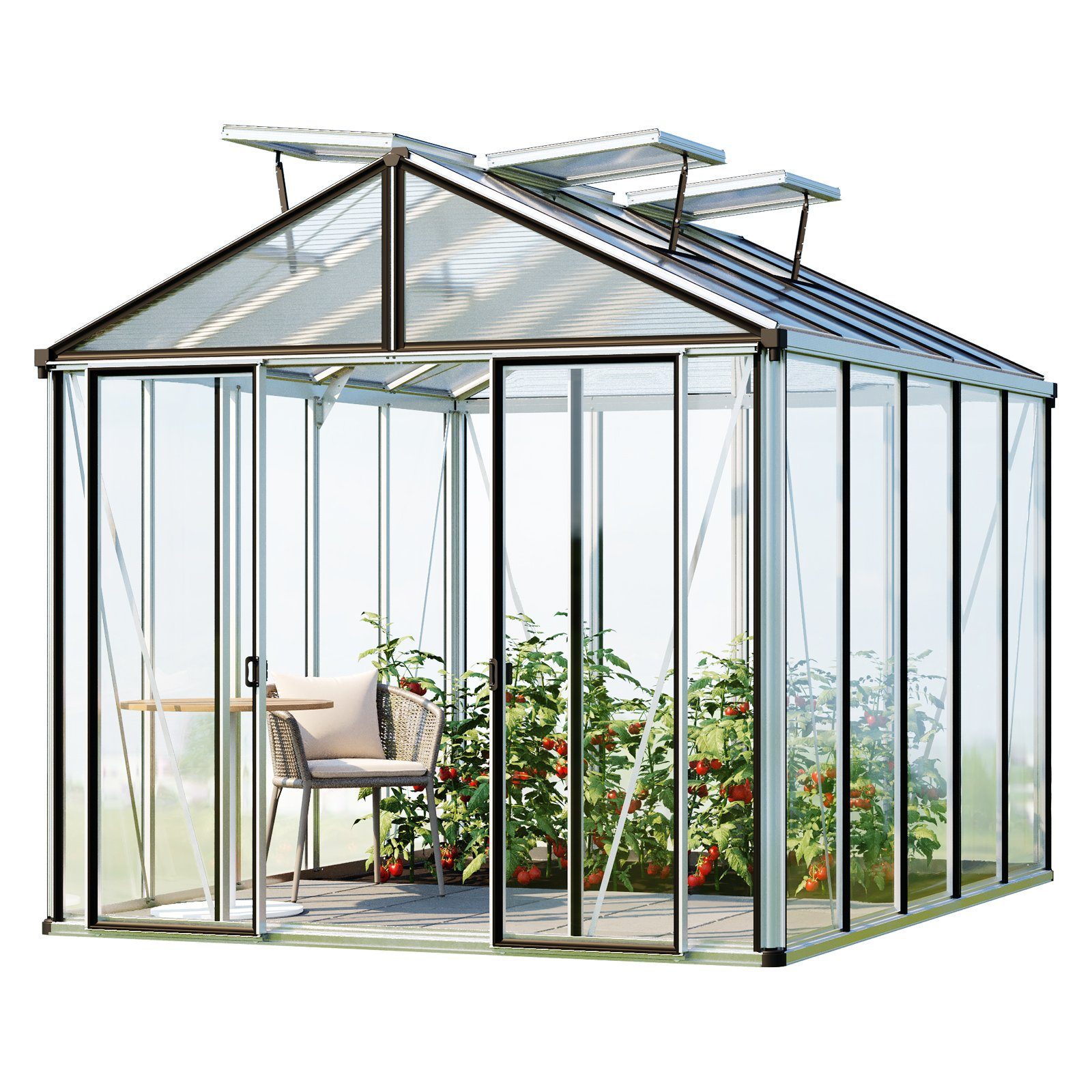 GFP Gewächshaus Glasgewächshaus Hera 5