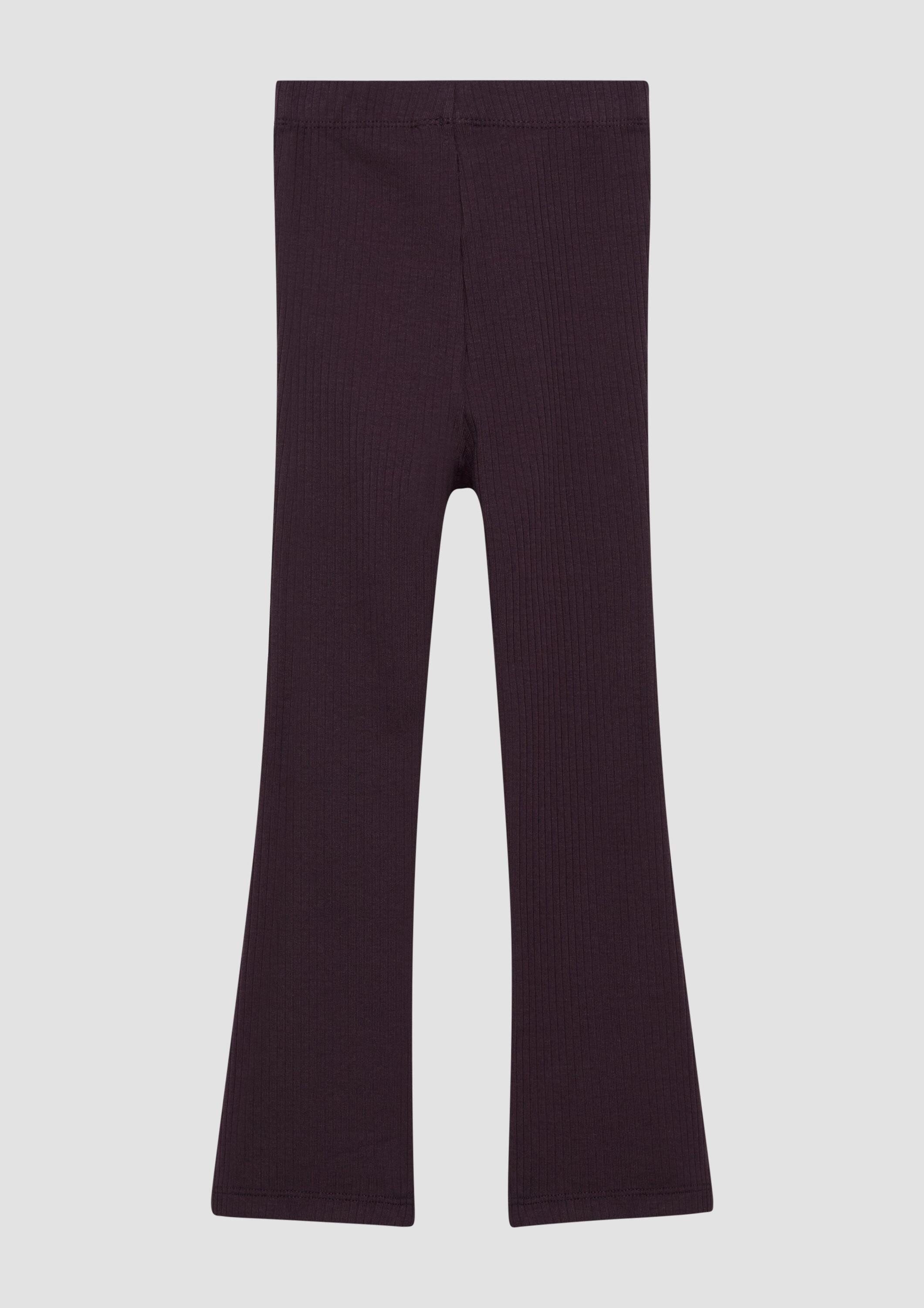s.Oliver Leggings Leggings Gerippte Flared-Leggings
