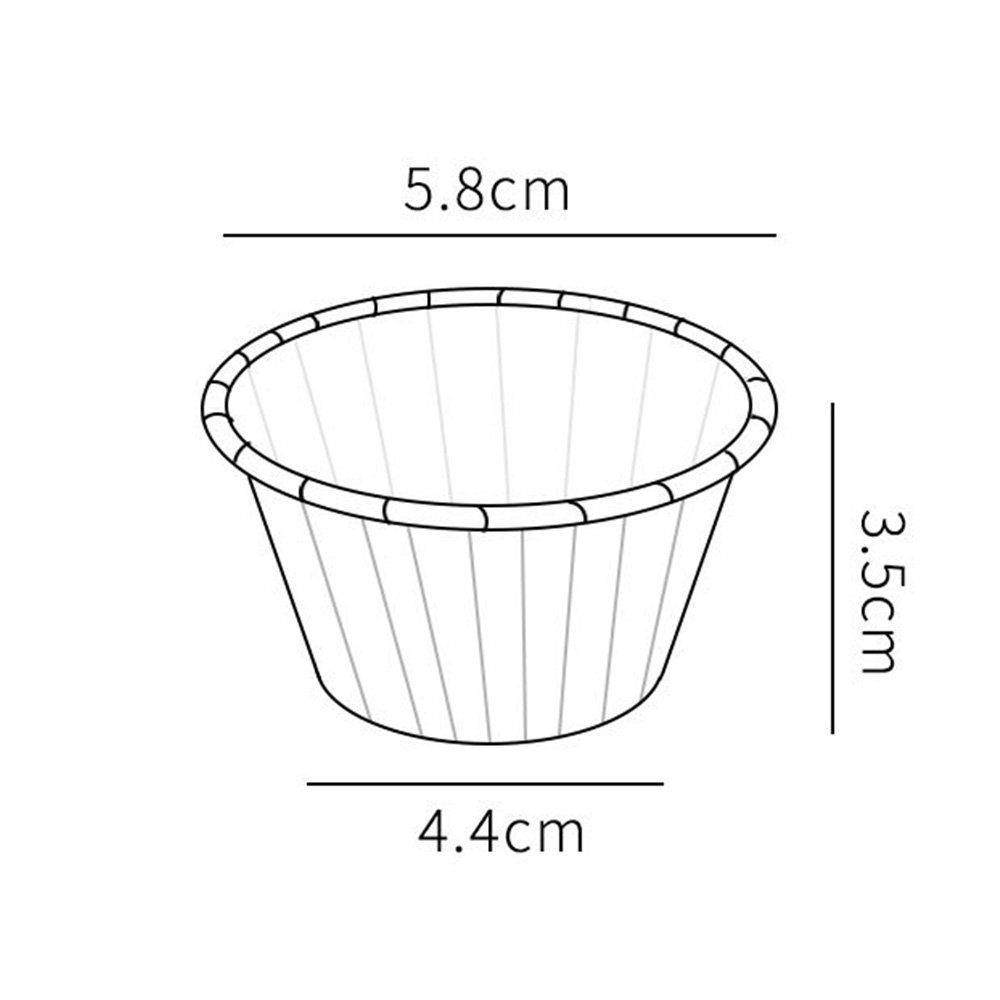 Cupcake Liner, HIBNOPN Muffinform Kuchen Backförmchen Formen100Stück, Backförmchen (100-tlg) Muffin