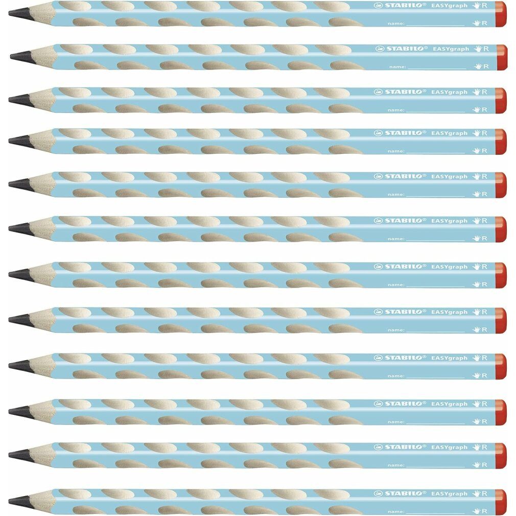 STABILO Bleistift Bleistift Easygraph Blau Holz (12 Stück)