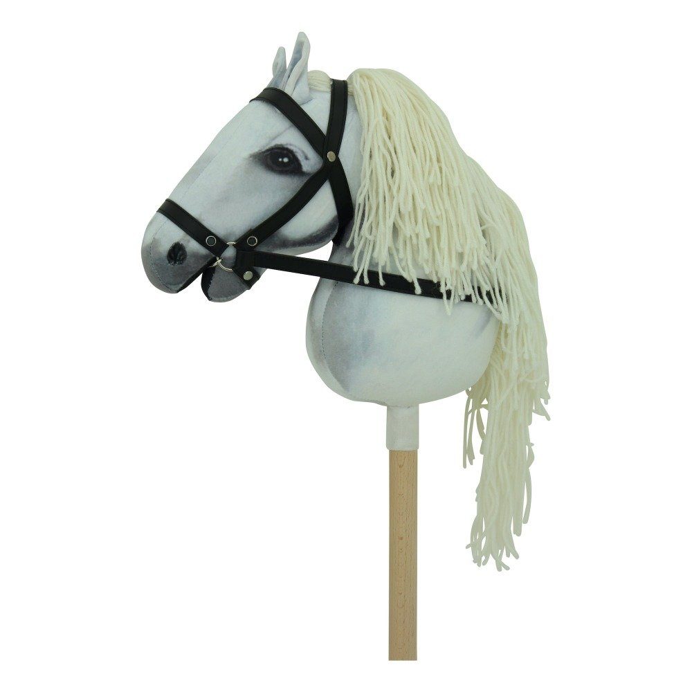 Haasenstrauch Steckenpferd Haasenstrauch Sweety Toys Hobbyhorse weiß mit Transportbeutel