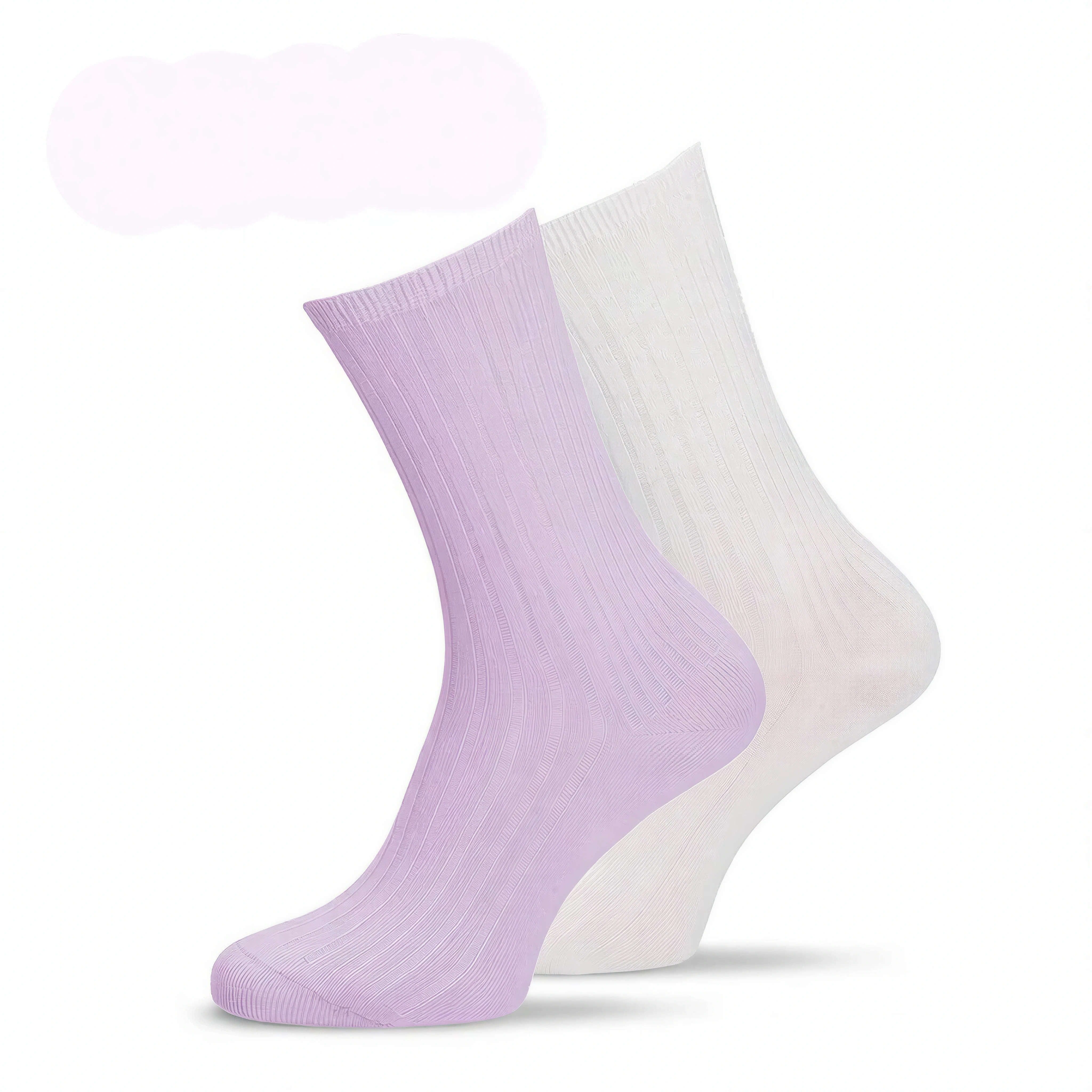 Tamaris Basicsocken Damen mit Rippenstruktur (Set, 2-Paar, 2 Paare) aus hautfreundlicher Baumwolle
