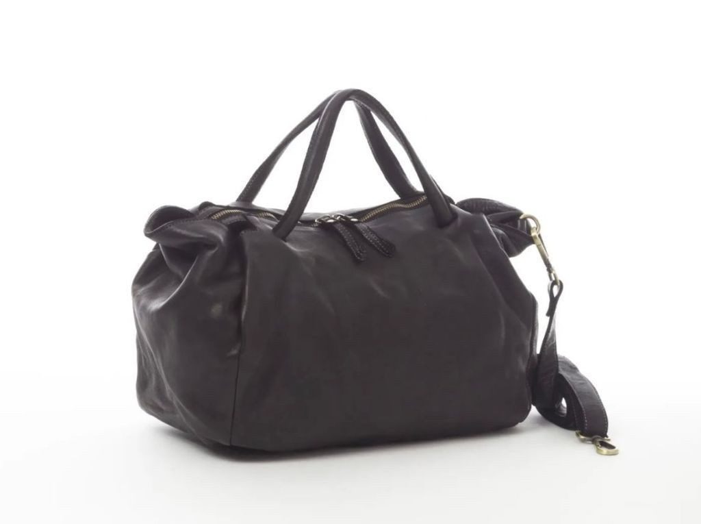 BZNA Handtasche Dianan Designer Tasche Ledertasche kurze Tragegriffe - Vintage, weiches Leder