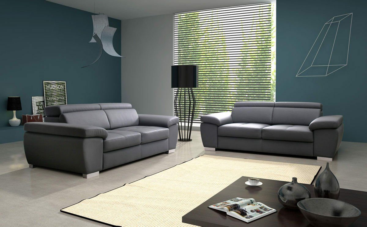 JVmoebel Sofa Moderne Sofagarnitur Polster Sofa Set Couch Designer Couchen 3+2, Made in Europe