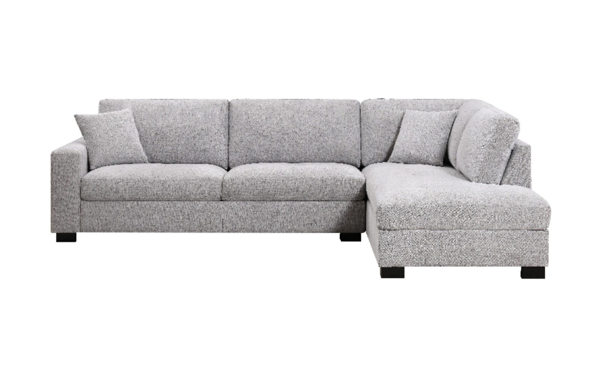 Happy Home Sofa Ecksofa Stoffsofa Modernes Minimalismus-Stil Komfort Sitzpolster