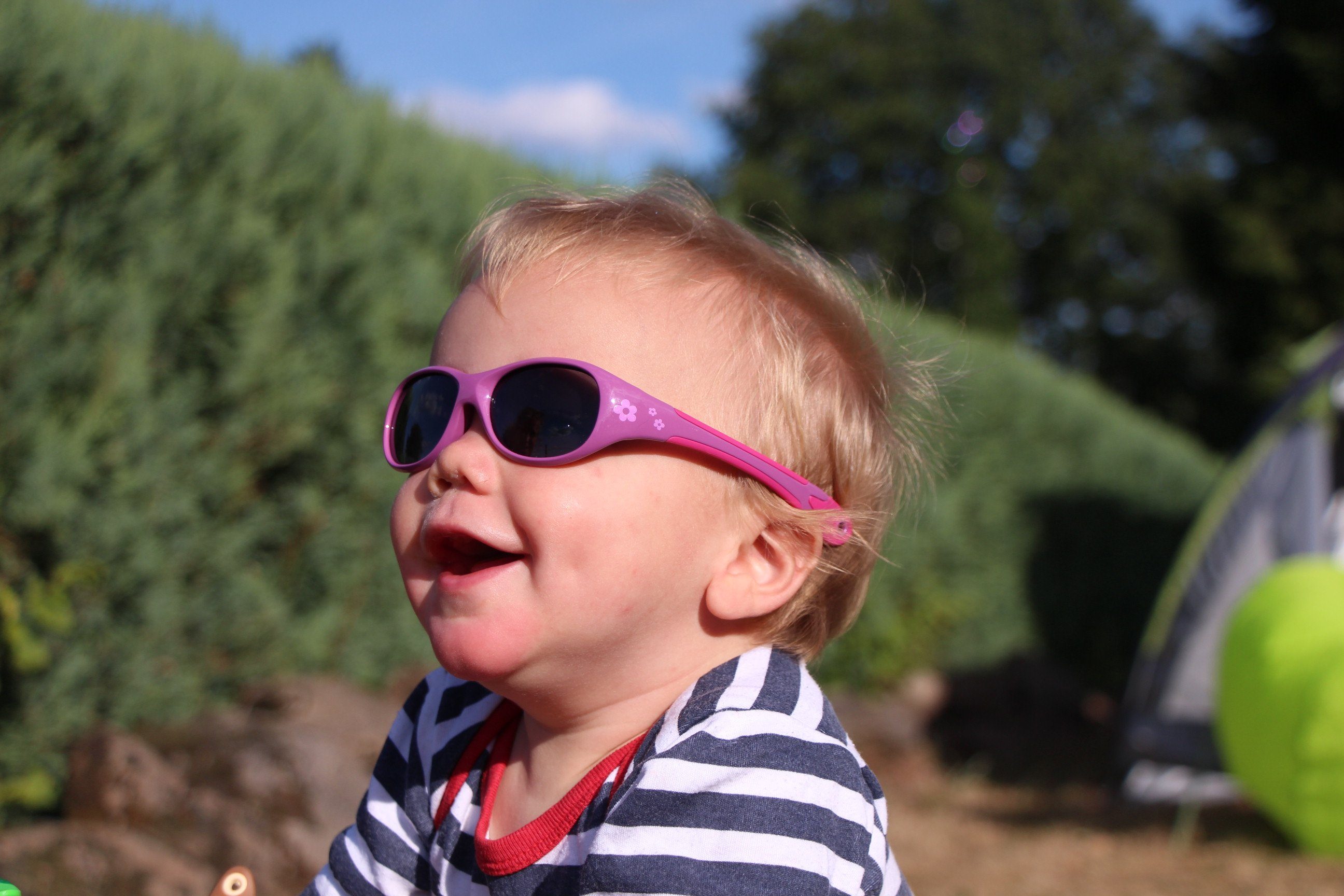 0-2 & ActiveSol Motiven) bunten Mädchen, & Baby & Jahre pfiffigen Sonnenbrille, Unzerstörbar Jungen mit Farben Flexibel SUNGLASSES Sonnenbrille (in Flower