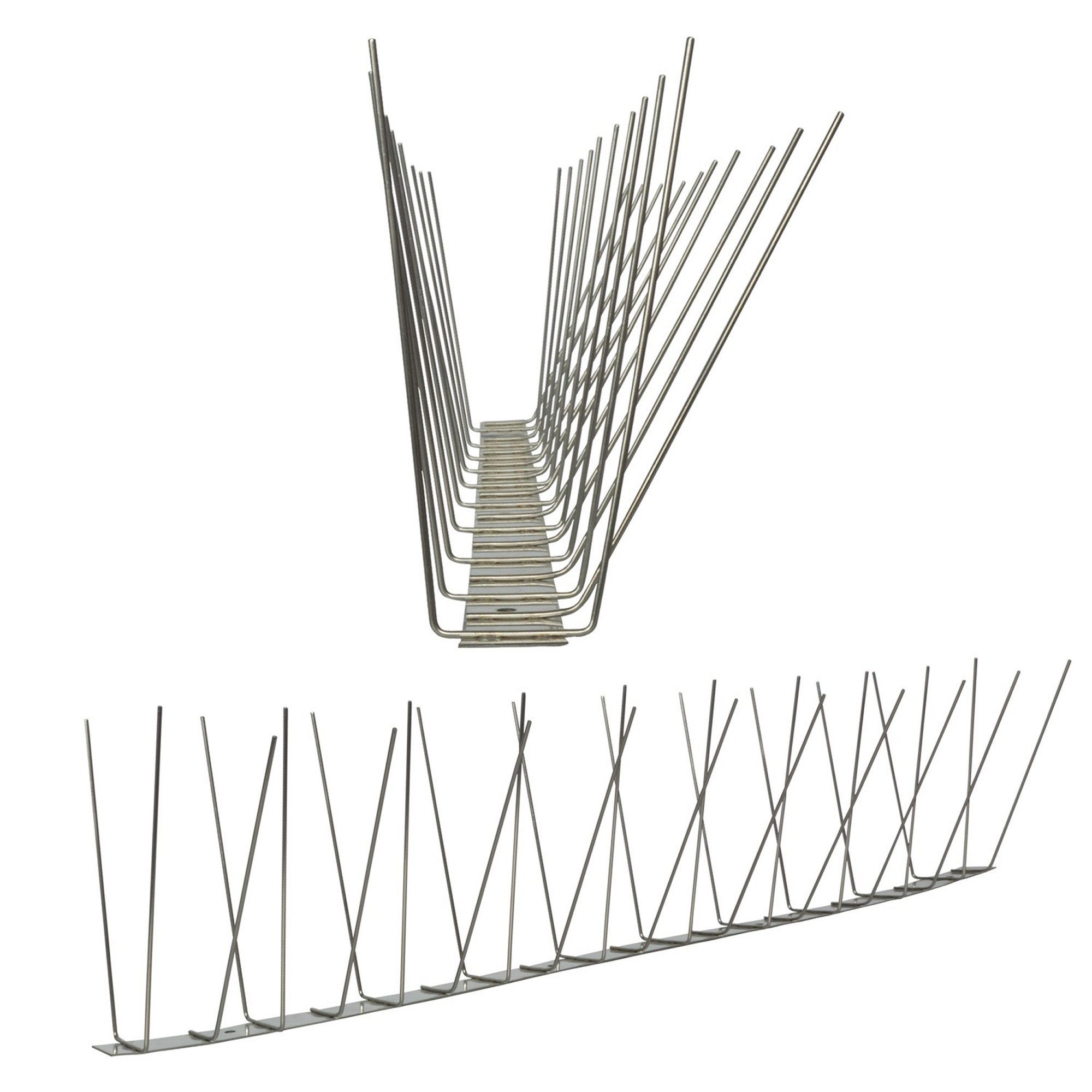 Taubenspikes 10 Meter (20 x 0,5m) Taubenspikes 3-reihig