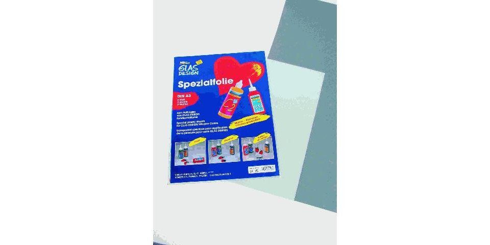 Kreul Bastelfarbe Kreul Window Color Spezialfolie 3 Blatt DIN A3