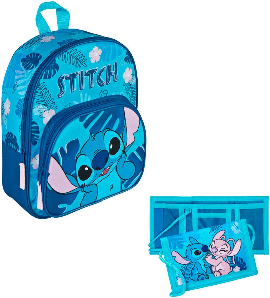 UNDERCOVER Kinderrucksack Lilo&Stitch (Set, 2-tlg), inklusive Geldbeutel