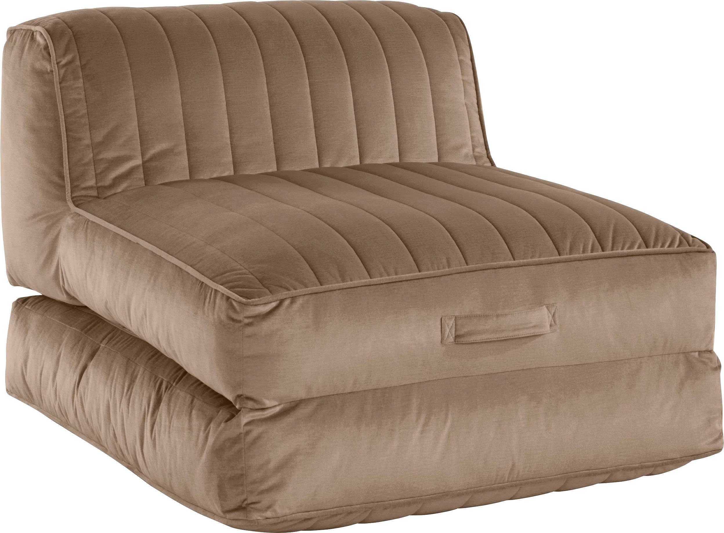 Home affaire Relaxsessel Polly, Loungesessel mit Schlaffunktion, perfekt als Gästebett, Daybed