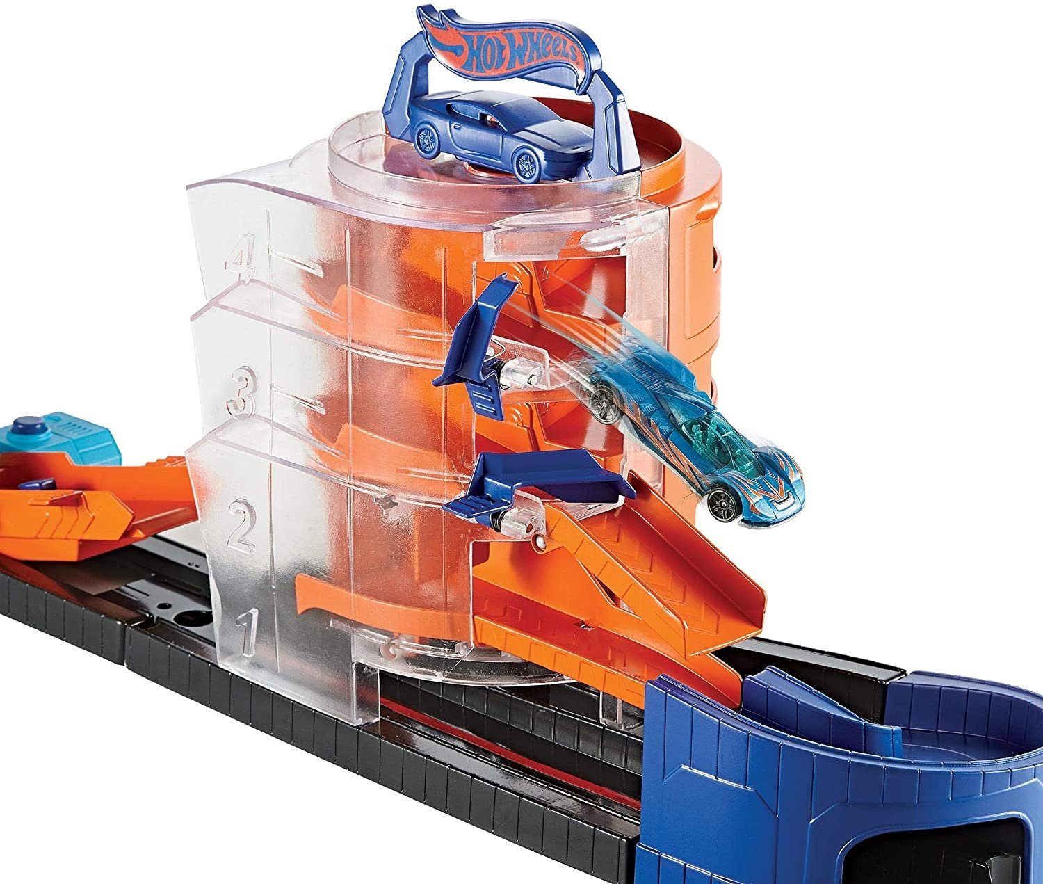 Mattel® Spielzeug-Auto Hot Wheels - Parkhaus - City Super Spin, inkl. einem  Fahrzeug