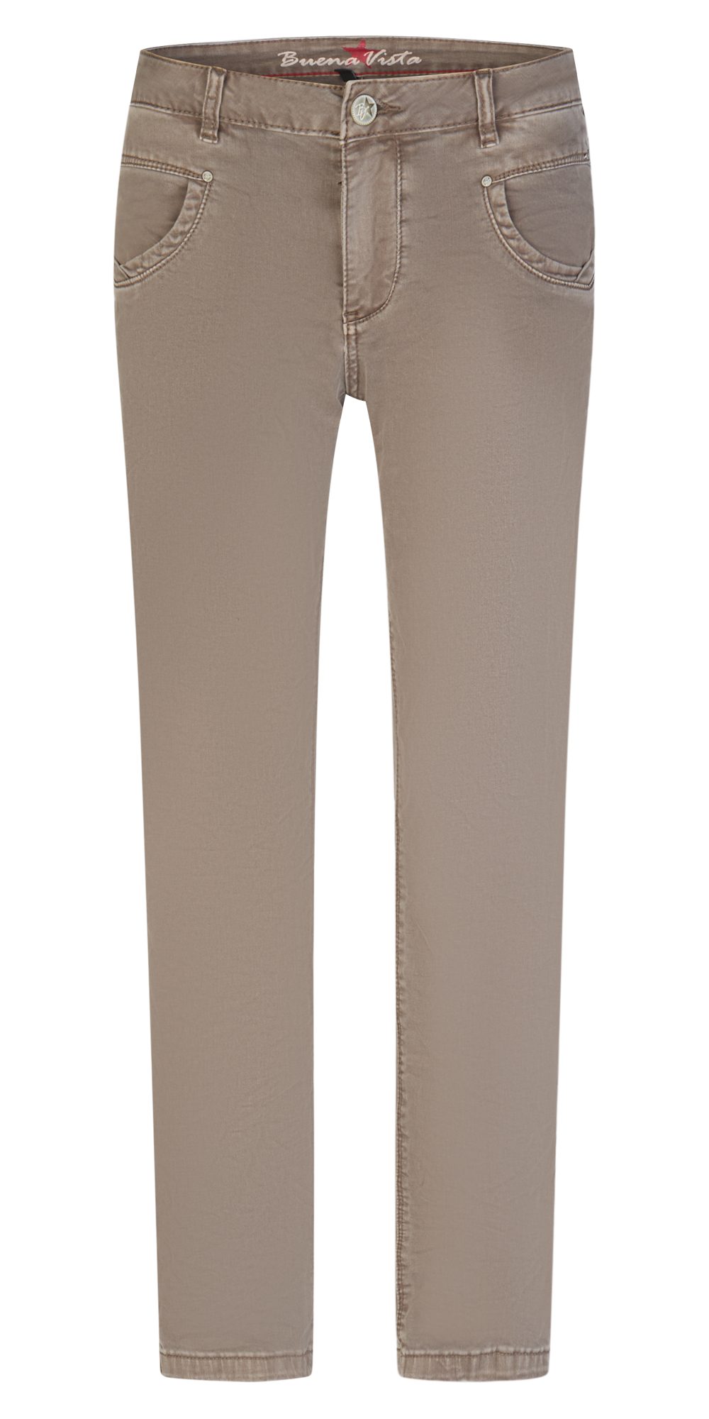Stretch-Jeans BUENA VISTA ANNA C STRAIGHT 7/8 stone 888 B5889 4141.5902 - Stretch