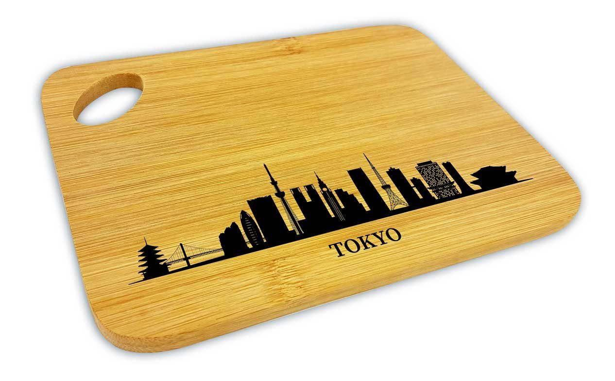 Frühstücksbrett Bambus die Skyline Tokyo, Stadtmeister