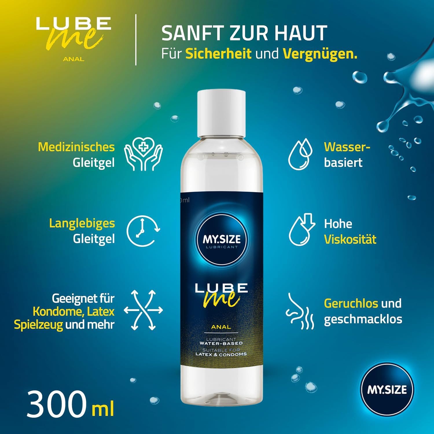 MY.SIZE Analgleitgel MY.SIZE Lube Me Anal, Packung, 1-tlg.