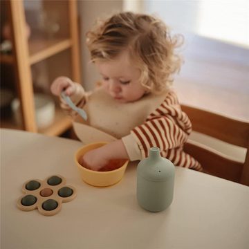 Mushie Trinklernbecher Silicone Sippy Cup Shifting Sand