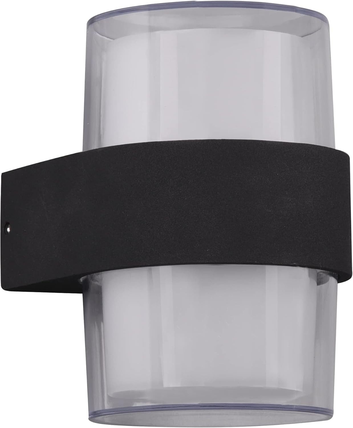 Reality Leuchten LED Außen-Wandleuchte Molina, spritzwasserfest, LED fest integriert, warmweißes Licht, Energieeffizienzklasse E