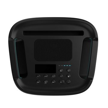 Hisense Party Rocker One Plus Lautsprecher (Bluetooth, 300 W, Kabelloses Aufladen furs Telefon, Oberfläche wasserdicht: IPX04)
