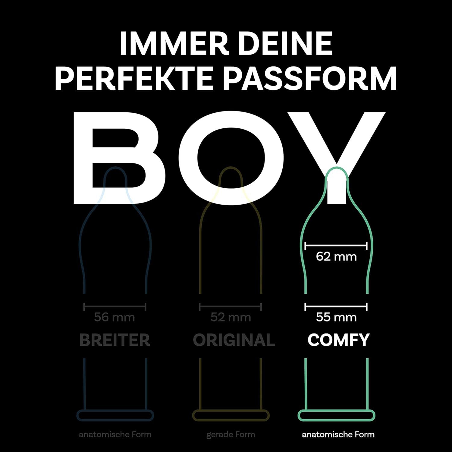 Billy Boy Einhand-Kondome BILLY BOY VIEL GEFÜHLSINTENSIV 10ER Single, 10 St., Single Paket, Gefühlsintesiv