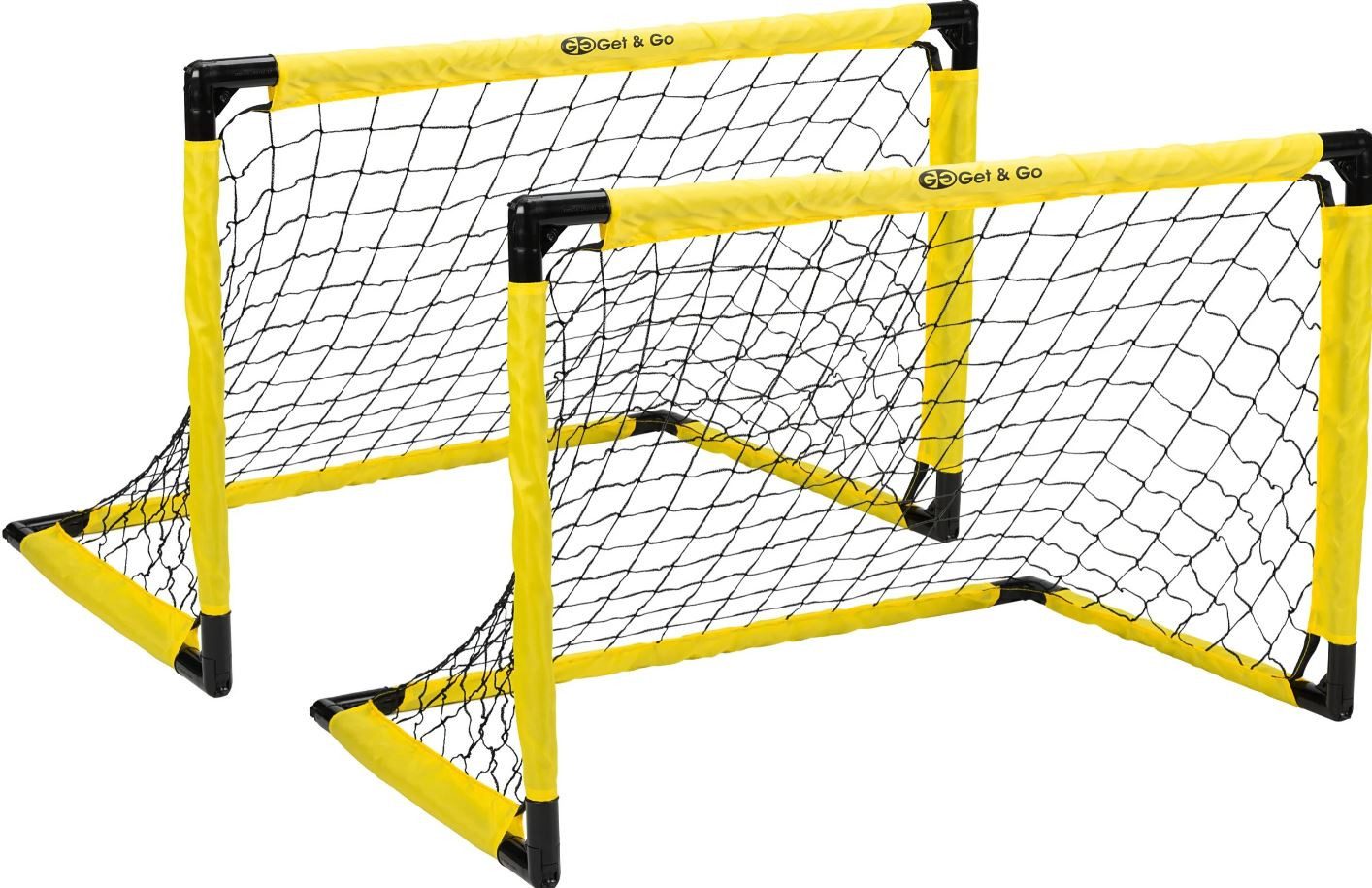 Fußballtor Get & Go Fußballtor Set 2er – klappbar, 91 × 61 × 61 cm