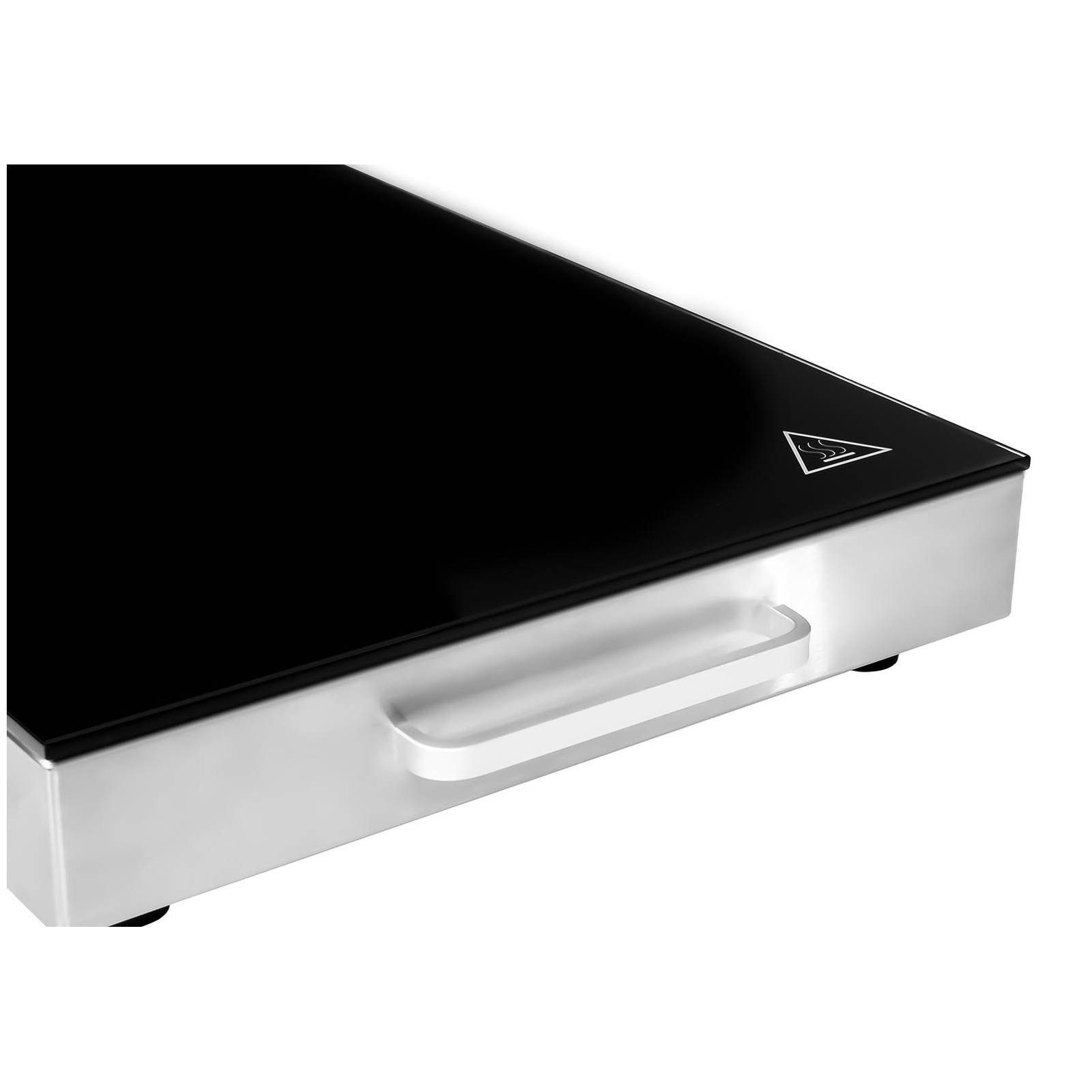 Royal Catering Warmhalteplatte Wärmeplatte 260 W Edelstahl Speisenwärmer