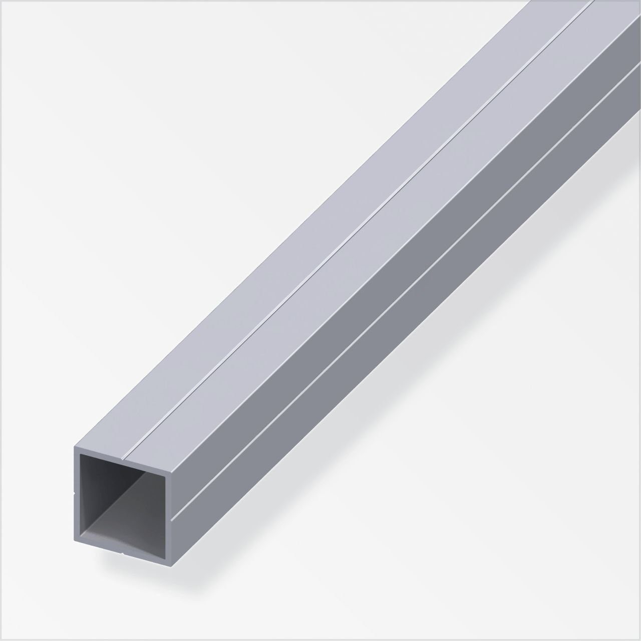 Quadratrohr mm Aluminium m, alfer Aluminium alfer x 29.5 roh Vierkantstange 1 2.4