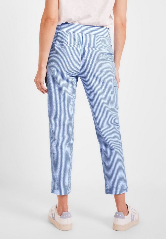 5-Pocket-Hose, Damenhose Casual in Cecil Seersucker Fit