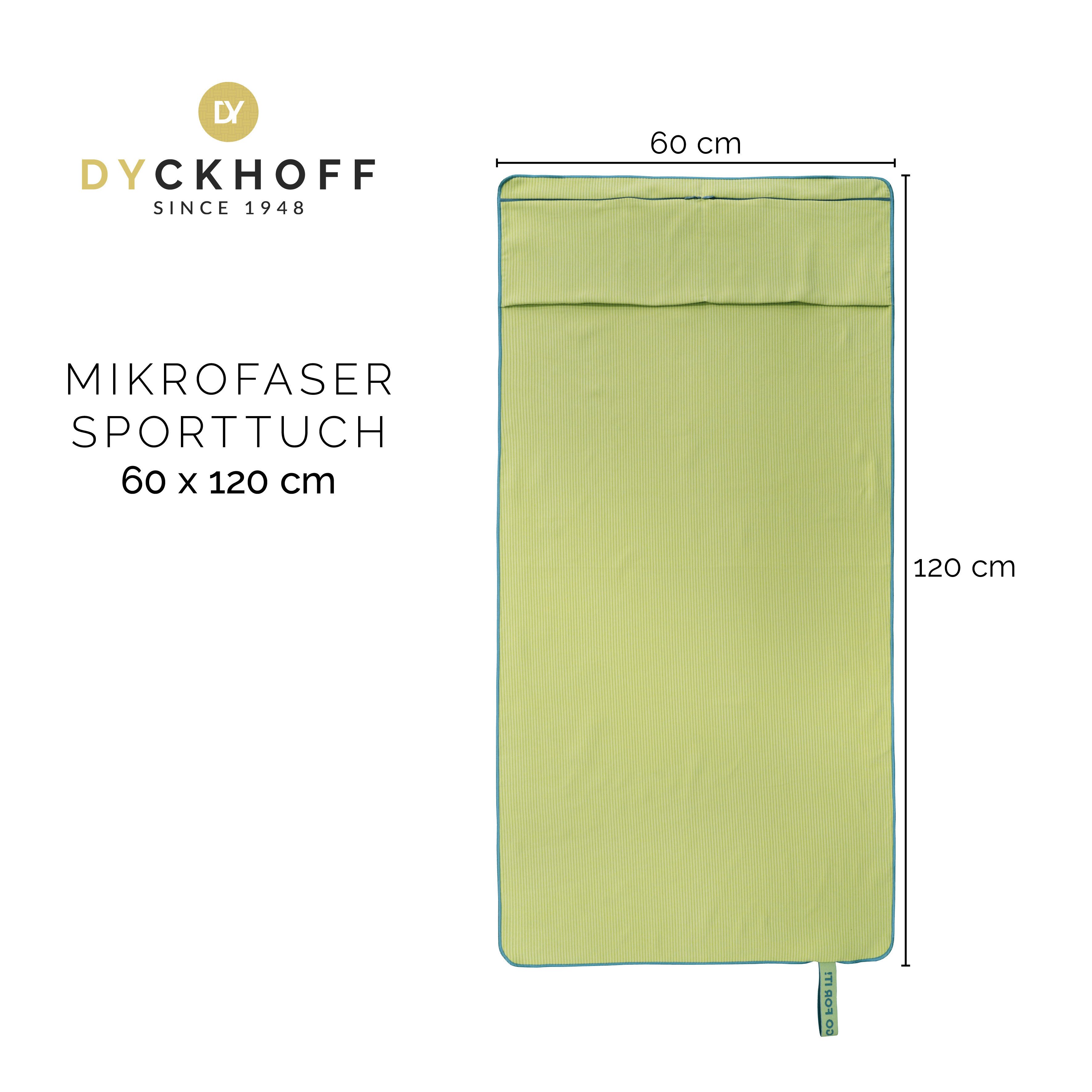 Dyckhoff Handtuch Mikrofaser Sporttuch Struktur, Microfaser (1-St), Mit Überstülpkapuze, Schnelltrocknend, Leicht, Reißverschlusstasche – Bild 5 von 5