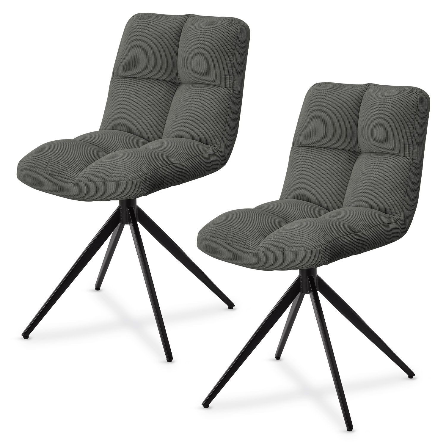 Juskys Esszimmerstuhl Dallas (2 St), 2er günstig online kaufen